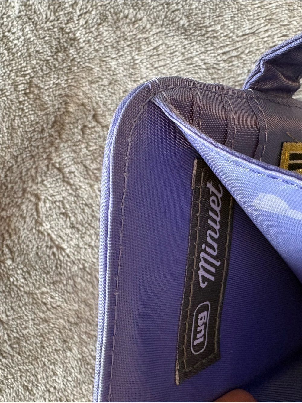 lug Quilted Lavender Legacy Minuet Wallet - Picture 2 of 6